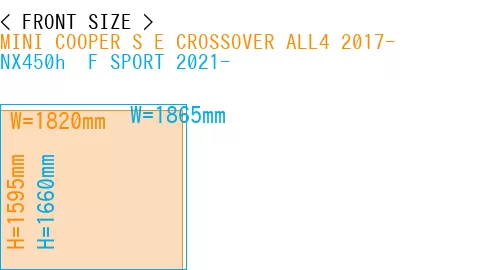 #MINI COOPER S E CROSSOVER ALL4 2017- + NX450h+ F SPORT 2021-
